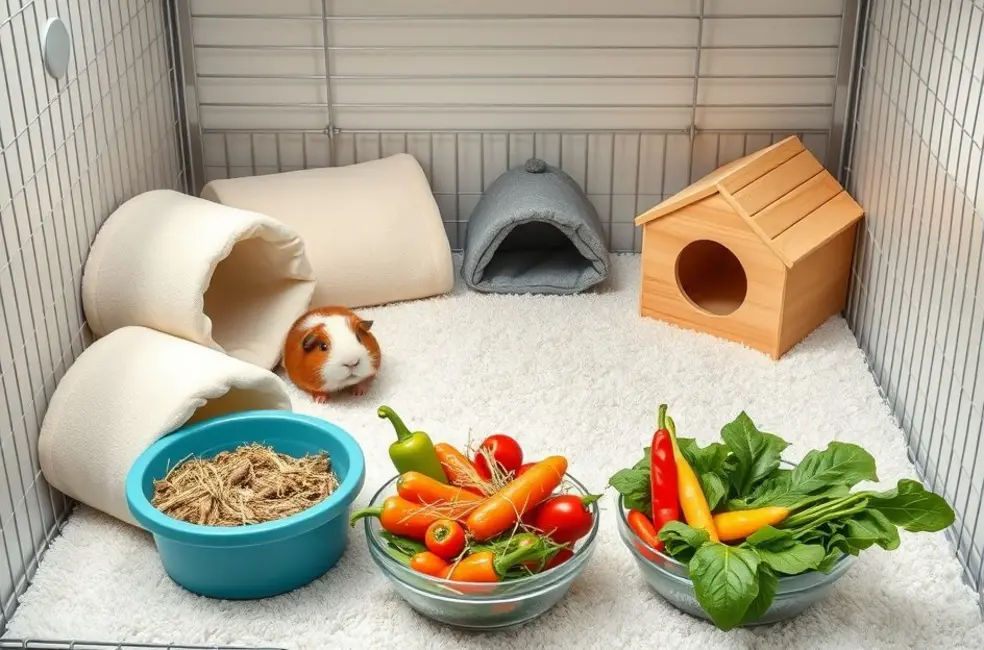 O Paraíso do Porquinho-da-Índia Criando um Lar Seguro e Nutritivo